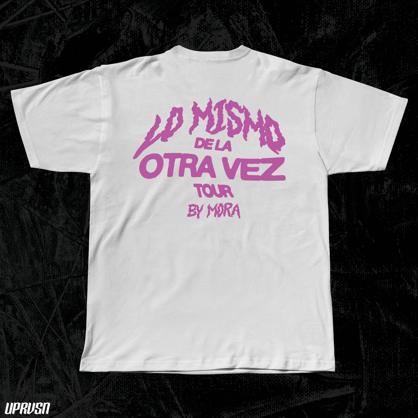 PLAYERA LO MISMO DE SIEMPRE TOUR BY MORA MORADA