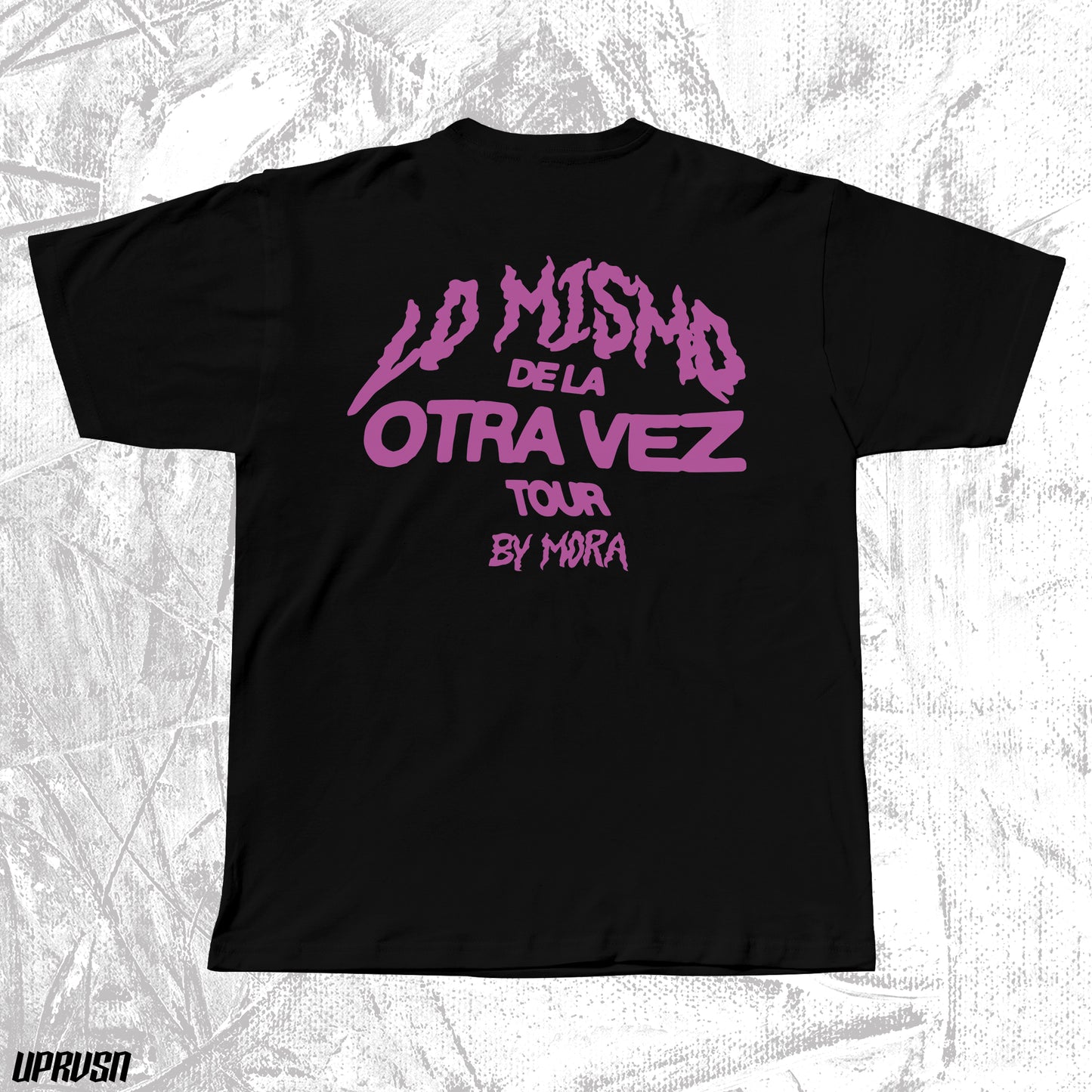 PLAYERA LO MISMO DE SIEMPRE TOUR BY MORA MORADA
