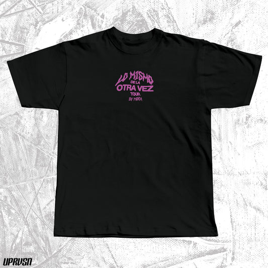 PLAYERA LO MISMO DE SIEMPRE TOUR BY MORA MORADA