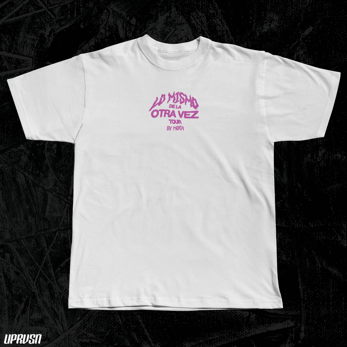 PLAYERA LO MISMO DE SIEMPRE TOUR BY MORA MORADA