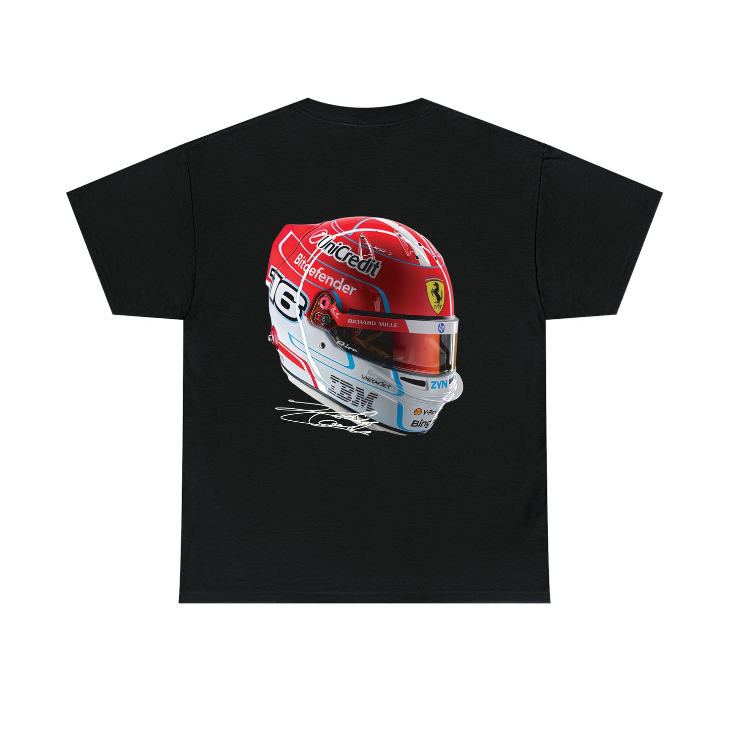 PLAYERA CHARLES LECLERC CASCO